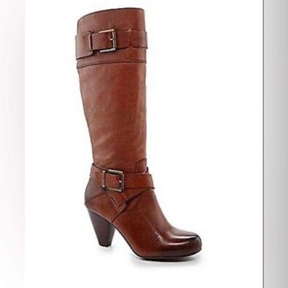 ARTURO CHIANG Tall Boots Women's Whiskey Tumbled Tye Die